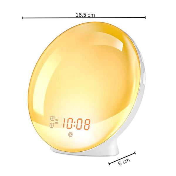 Wake Up Light Alarm Clock With Sunrise Simulation And Dual Alarms Alarm Clocks & Clock Radios