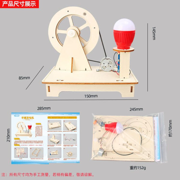 Hand Cranked Diy Generator Kit For Students And Kids Educational Toys