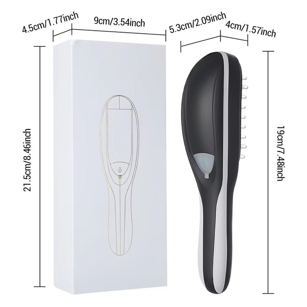 Electric Scalp Massager Comb With Led And Hair Growth Spray Function Other Massage