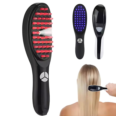 Electric Scalp Massager Comb With Led And Hair Growth Spray Function Other Massage