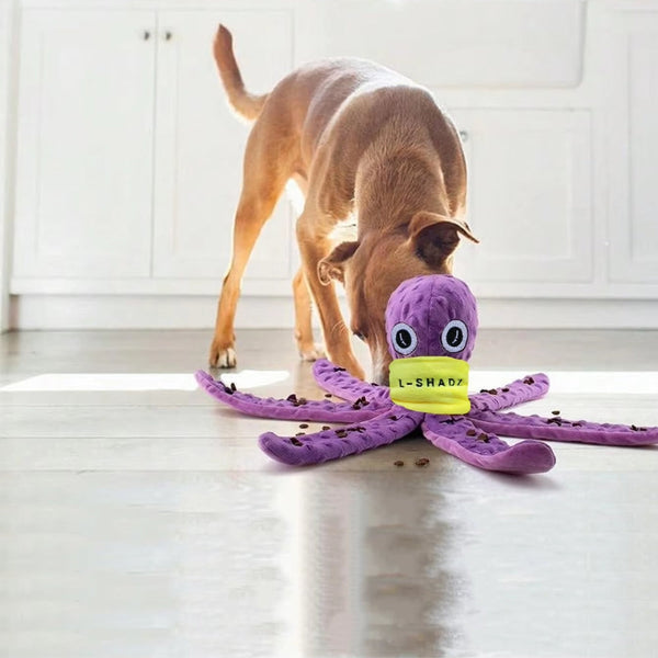 Dog Snuffle Toy Octopus Puzzle Game For Slow Feeding And Enrichment Dog Toys