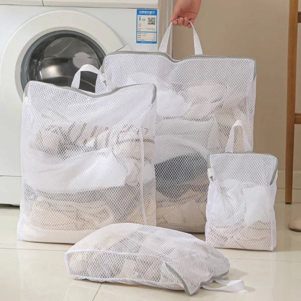 Reusable Mesh Laundry Bag For Washing Delicates And Clothing Care Laundry Bags