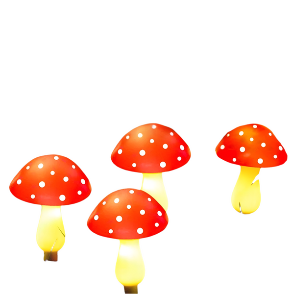 Solar Mushroom Fairy Lights For Outdoor Garden And Holiday Decoration Landscape & Walkway Lights