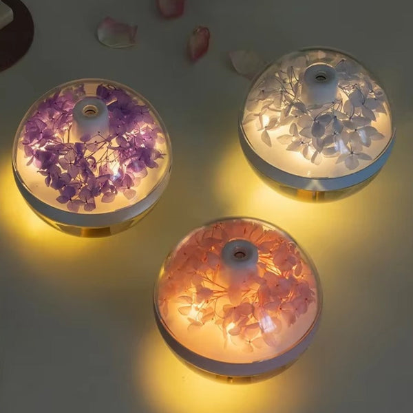 270Ml Usb Rechargeable Air Humidifier With Led Light And Mist Function Humidifiers