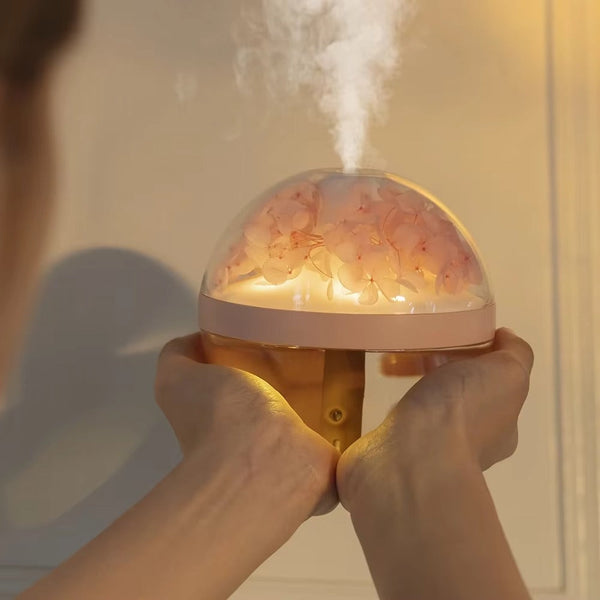 270Ml Usb Rechargeable Air Humidifier With Led Light And Mist Function Humidifiers