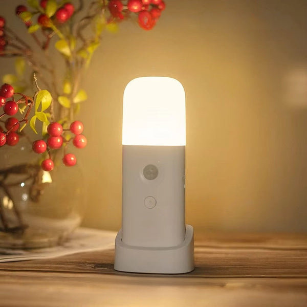 Led Motion Sensor Night Light Usb Rechargeable And Dimmable Night Lights