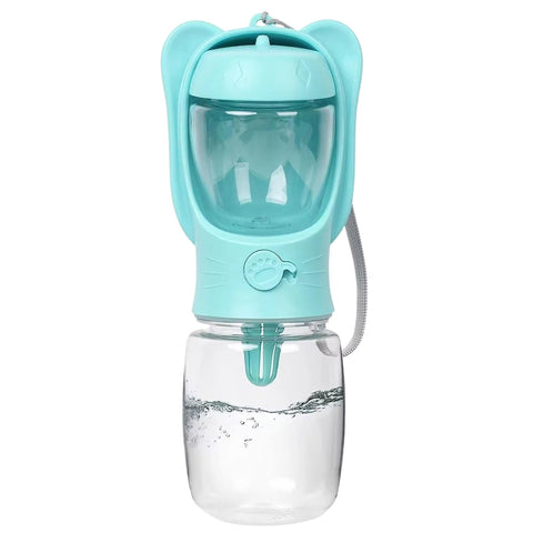 2 In 1 Dog Water Bottle With Food Container And Leak Proof Travel Dispenser Pet Transport