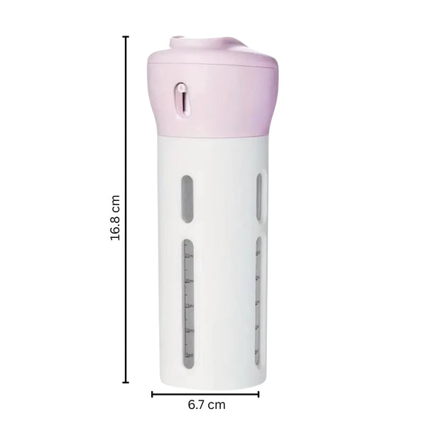4 In 1 Reusable Travel Liquid Dispenser Bottle For Shampoo Lotion And Perfume Travel Bottles & Containers