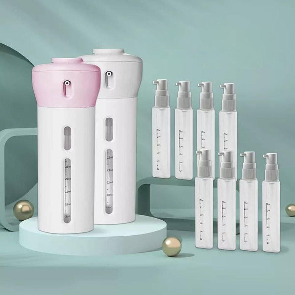 4 In 1 Reusable Travel Liquid Dispenser Bottle For Shampoo Lotion And Perfume Travel Bottles & Containers