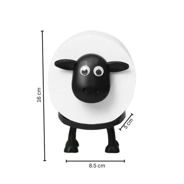 Cute Sheep Toilet Paper Holder Free Standing Decorative Rack Toilet Paper Holders & Storage