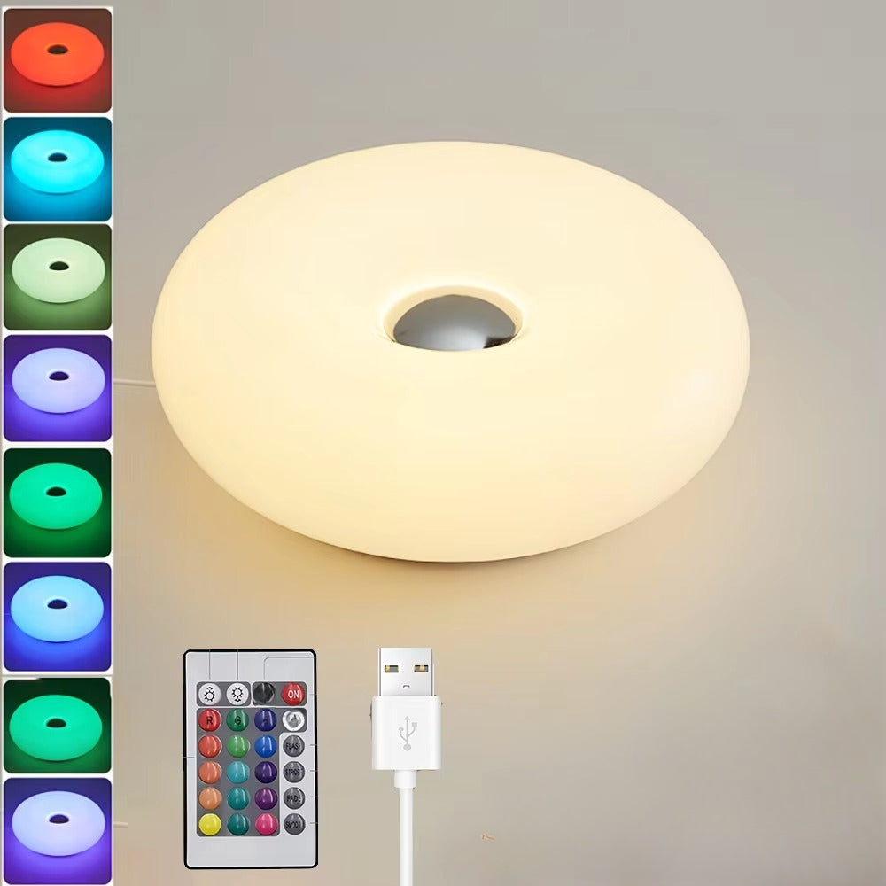 Donut Table Lamp With Usb Plug For Ambient Lighting Lamps