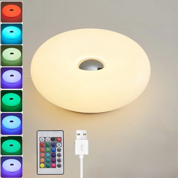 Donut Table Lamp With Usb Plug For Ambient Lighting Lamps