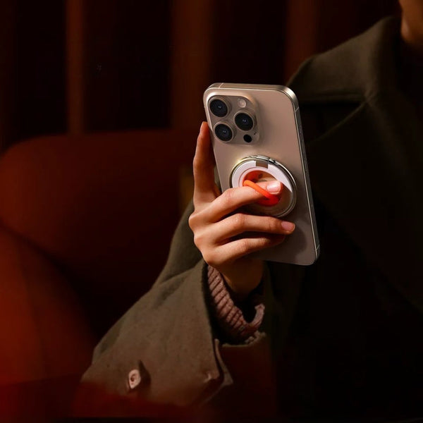 Colorful Magnetic Kickstand Silicone Ring Phone Grip Holder Stand Straps & Hand Grips