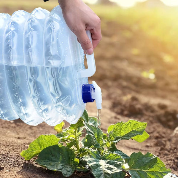 Collapsible Foldable Water Container 10L 15L For Camping Water Carriers & Jerrycans