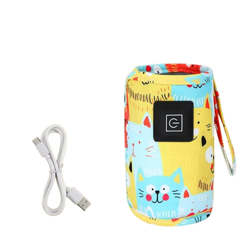 Travel Usb Milk Water Bottle Warmer With Insulated Bag Bottle Warmers