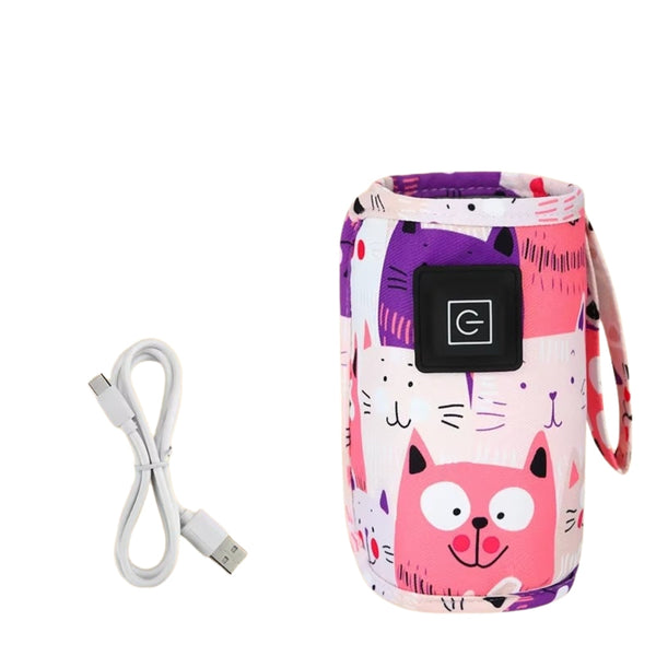 Travel Usb Milk Water Bottle Warmer With Insulated Bag Bottle Warmers