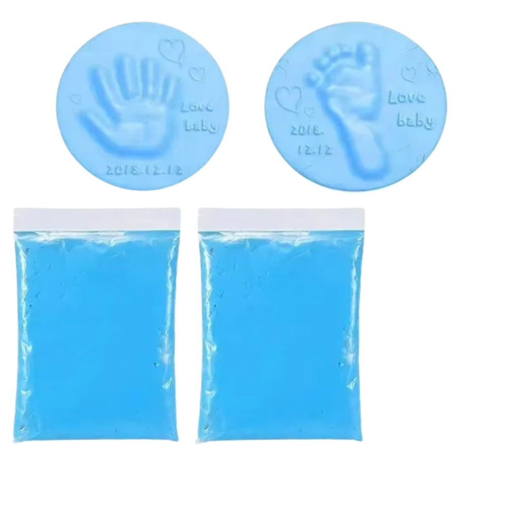 Diy Little One Hand And Footprint Clay Imprint Modelling Clay