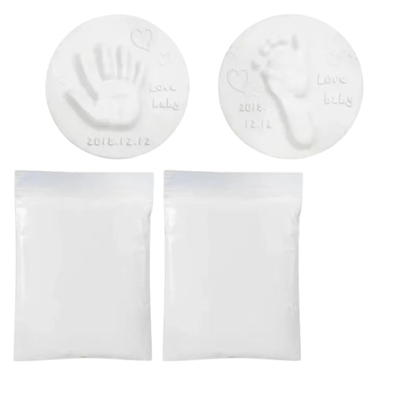 Diy Little One Hand And Footprint Clay Imprint Modelling Clay