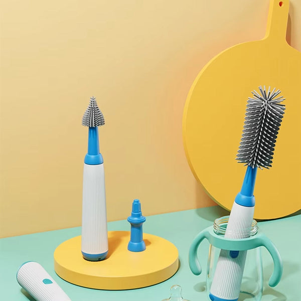 Multipurpose Silicone Cordless Infants Little One Bottle Brushes