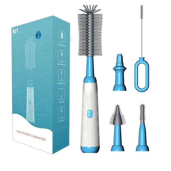 Multipurpose Silicone Cordless Infants Little One Bottle Brushes