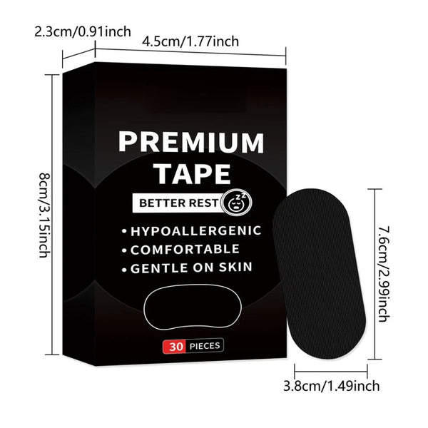 30Pcs Anti Snoring Sleep Mouth Tape Nasal Strips Medical Grade Other Sleeping Aids