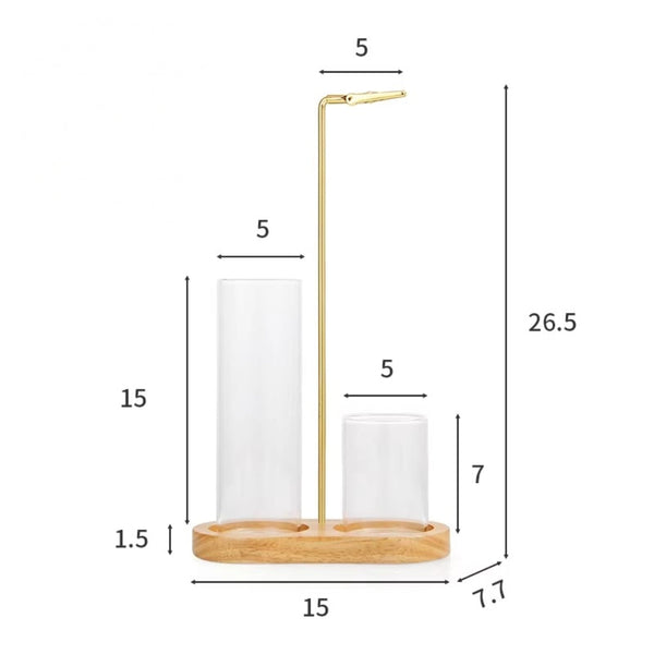 Incense Holder Sticks 2 1 Anti Ash Burner Glass Catcher Organizer Candle Holders & Accessories