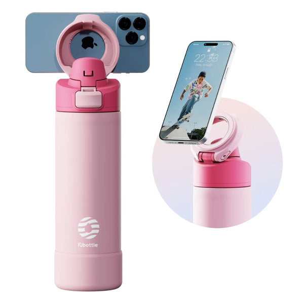950Ml Magnetic Lid Insulated Water Bottle Phone Mount Thermal Outdoor Water Bottles & Vacuum Flasks