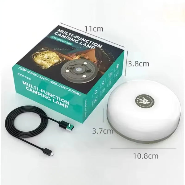 10M Waterproof Led Camping Lamp Strip 4 In Atmosphere Light For Tent Garden Other Camp Lighting