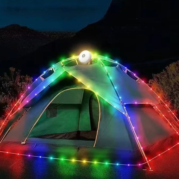 10M Waterproof Led Camping Lamp Strip 4 In Atmosphere Light For Tent Garden Other Camp Lighting