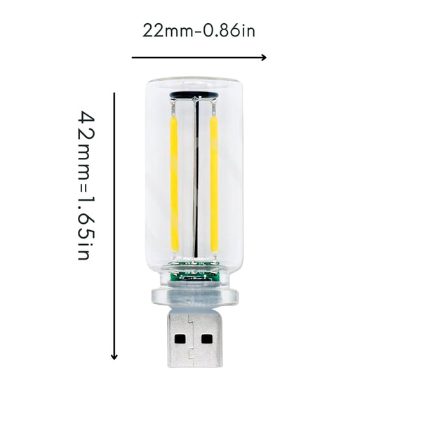 Usb Touch Control Led Night Light With Edison Filament Bulb For Diy Bedroom Decor Night Lights