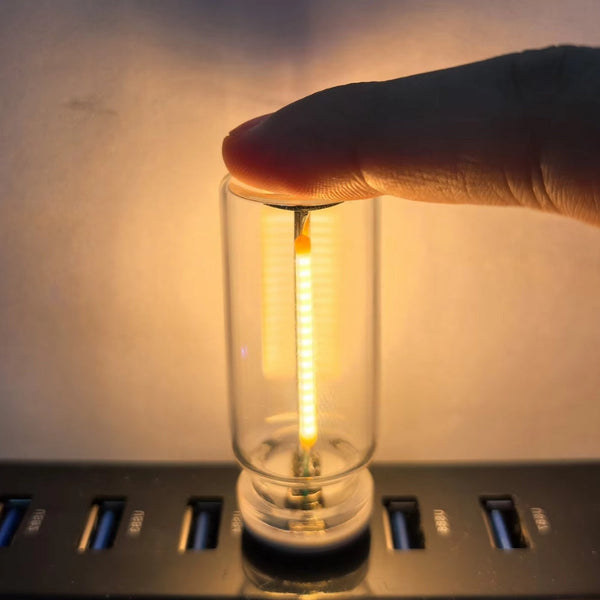 Usb Touch Control Led Night Light With Edison Filament Bulb For Diy Bedroom Decor Night Lights