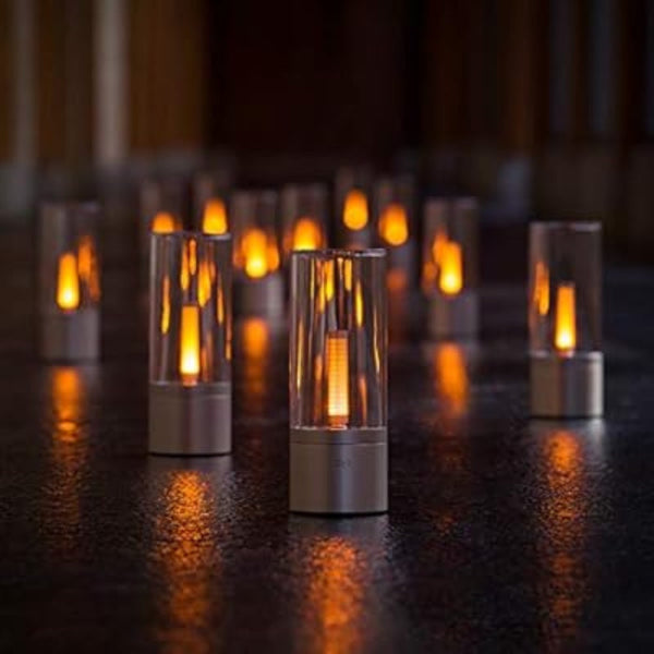 Rechargeable Led Candle Light Rotatable Dimming 1800K Warm Night Lights