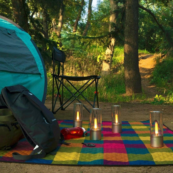 Rechargeable Led Candle Light Rotatable Dimming 1800K Warm Night Lights