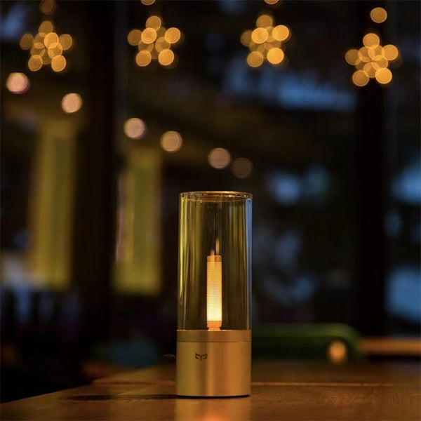 Rechargeable Led Candle Light Rotatable Dimming 1800K Warm Night Lights