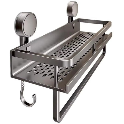 Suction Cup Bathroom Rack Toilet Space Aluminum No Drill Hanging Organizer Other Bathroom Accessories