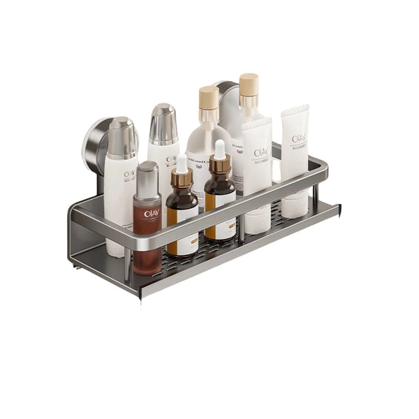 Suction Cup Bathroom Rack Toilet Space Aluminum No Drill Hanging Organizer Other Bathroom Accessories