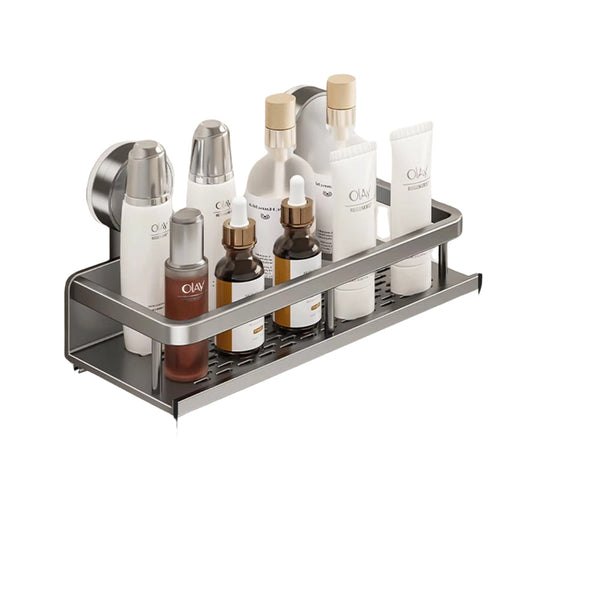 Suction Cup Bathroom Rack Toilet Space Aluminum No Drill Hanging Organizer Other Bathroom Accessories