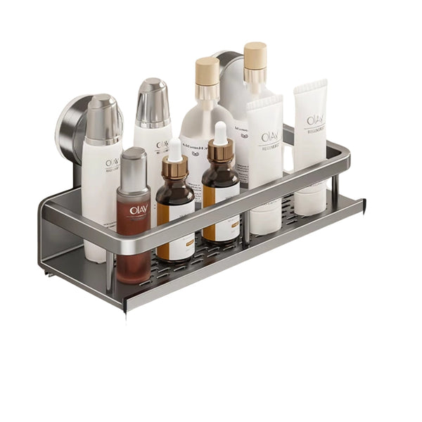 Suction Cup Bathroom Rack Toilet Space Aluminum No Drill Hanging Organizer Other Bathroom Accessories