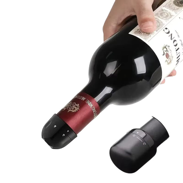 2Pcs Vacuum Red Wine Bottle Cap Stopper Silicone Sealed Champagne Bottle Stoppers