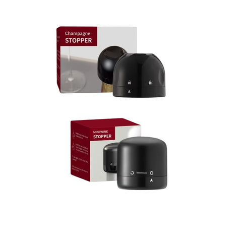 2Pcs Vacuum Red Wine Bottle Cap Stopper Silicone Sealed Champagne Bottle Stoppers