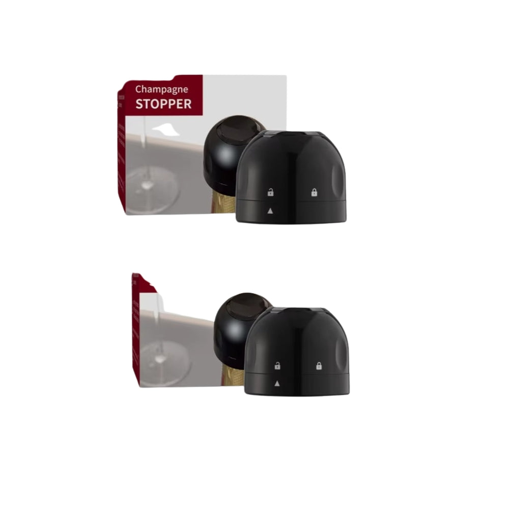 2Pcs Vacuum Red Wine Bottle Cap Stopper Silicone Sealed Champagne Bottle Stoppers