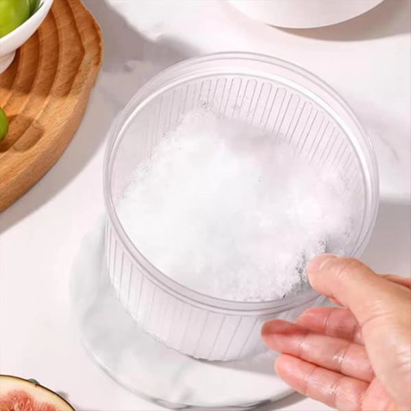 Mini Ice Crusher Hand Operated Shaved Milkshake Maker Countertop Ice Makers