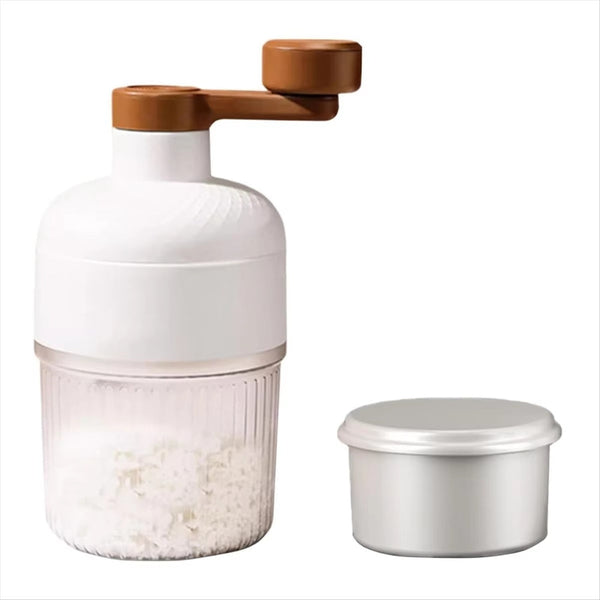 Mini Ice Crusher Hand Operated Shaved Milkshake Maker Countertop Ice Makers