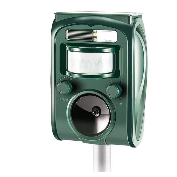 Solar Ultrasonic Pest Repellent Pir Sensor 6 8M Adjustable Ultrasonic Pest Repellers