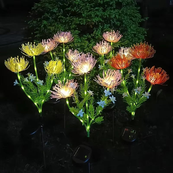 Solar Flower Garden Lights Outdoor Lighting Accessories