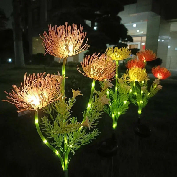 Solar Flower Garden Lights Outdoor Lighting Accessories