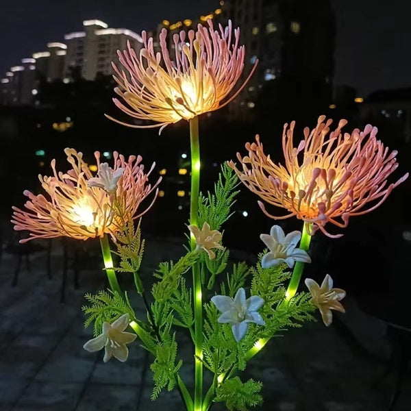 Solar Flower Garden Lights Outdoor Lighting Accessories