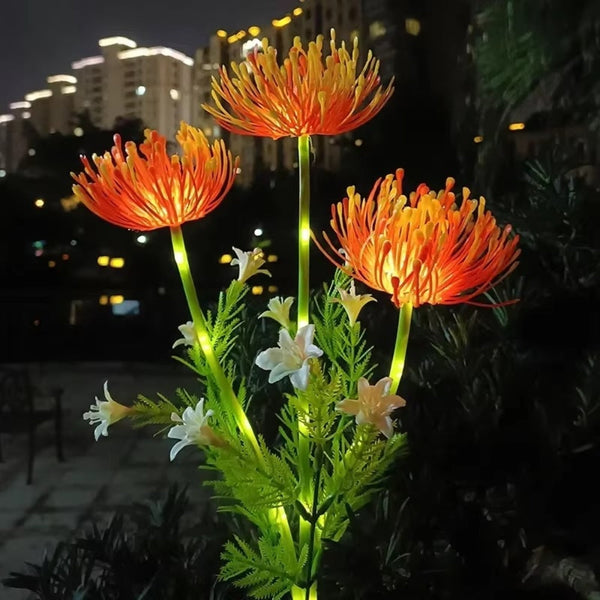 Solar Flower Garden Lights Outdoor Lighting Accessories