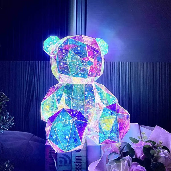 30Cm Led Rose Teddy Bear Plush Toys