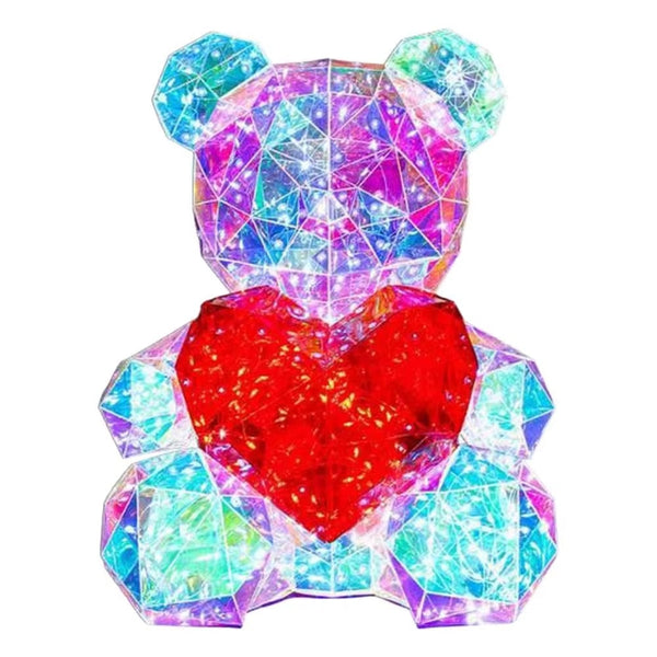 30Cm Led Rose Teddy Bear Plush Toys